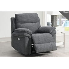Harrow Chair Electric Recliner in Dark Grey