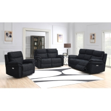 Harrow Chair Electric Recliner in Black