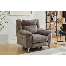 Monroe Fabric Recliner Chair in Stone Monroe Fabric Recliner Chair in Stone