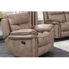 Richmond Fabric Recliner Chair in Sahara