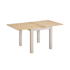 Windermere Painted Oyster Grey Oak 85-170cm Square Ext Dining Table Windermere Painted Oyster Grey Oak 85-170cm Square Ext Dining Table