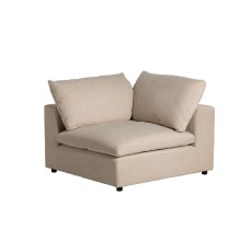 Zen Modular Natural Chenille Corner Section