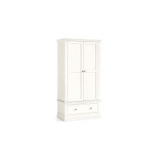 Burgundy Painted Coconut Milk Gents Wardrobe