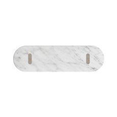 Portobello Oak Console Table with Travertine Top