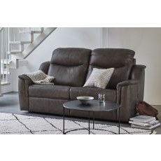 G Plan Firth Leather 3 Seater Recliner Sofa