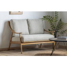 Gallery Direct Reliant 2 Seater Sofa in Natural Linen