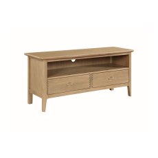 Cotswold Oak TV Unit with 2 Drawers