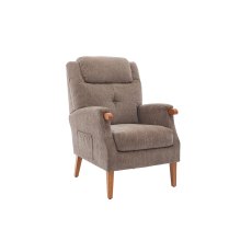 GFA Isla Fireside Chair in Mink Fabric