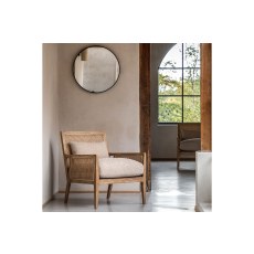 Gallery Direct Nagoya Rattan Armchair with Natural Seat Cushions