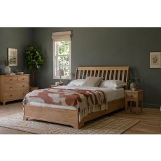 Gallery Direct Malvern Natural Oak Bedframe Gallery Direct Malvern Natural Oak Bedframe