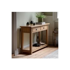Gallery Direct Eton Natural 2 Drawer Console Table Gallery Direct Eton Natural 2 Drawer Console Table