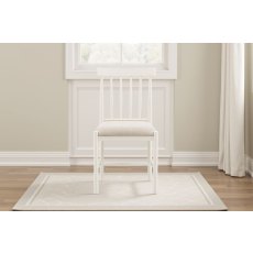Gallery Direct Eton Painted White Upholstered Dining Chair Gallery Direct Eton Painted White Upholstered Dining Chair