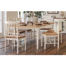 Gallery Direct Eton Painted White Ext 180-230cm Dining Table Gallery Direct Eton Painted White Ext 180-230cm Dining Table