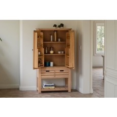 Gallery Direct Eton Natural Larder Cupboard Gallery Direct Eton Natural Larder Cupboard