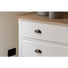 Gallery Direct Eton Painted White 3 Drawer Chest of Drawers Gallery Direct Eton Painted White 3 Drawer Chest of Drawers