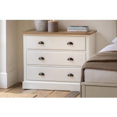 Gallery Direct Eton Painted White 3 Drawer Chest of Drawers Gallery Direct Eton Painted White 3 Drawer Chest of Drawers
