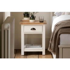 Gallery Direct Eton Painted White 1 Drawer Bedside Table Gallery Direct Eton Painted White 1 Drawer Bedside Table