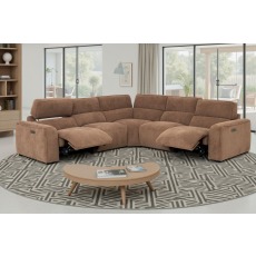 Summer 6 Seater Corner Sofa with Power Recliner and Headrest Summer 6 Seater Corner Sofa with Power Recliner and Headrest