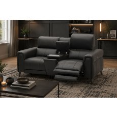 Lumea Tech Smart 2 Seater Recliner Sofa with Power Headrest, Heat Function & Tech Console Lumea Tech Smart 2 Seater Recliner Sofa with Power Headrest, Heat Function & Tech Console
