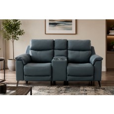 Dixon 2 Seater Recliner Sofa with Power Headrest & Tech Console