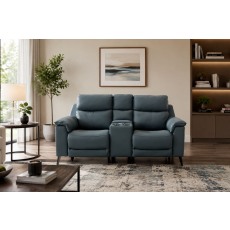 Dixon 2 Seater Recliner Sofa with Power Headrest & Tech Console