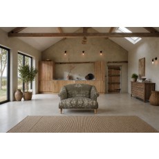 Tetrad Heritage Jacaranda Bagru Snuggler Chair Tetrad Heritage Jacaranda Bagru Snuggler Chair