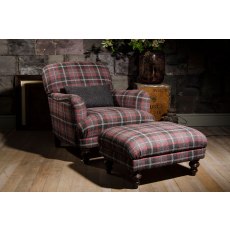 Tetrad Braemar Harris Tweed Stool
