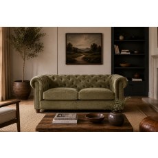 Buckland Chesterfield 2 Seater Sofa with Buttoned Back