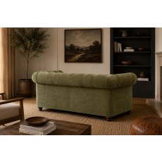 Buckland Chesterfield 2 Seater Sofa with Buttoned Back and Seat Cushions