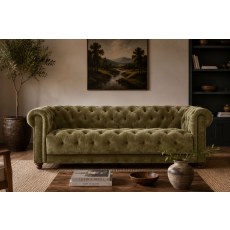 Buckland Chesterfield 2 Seater Sofa with Buttoned Back and Seat Cushions