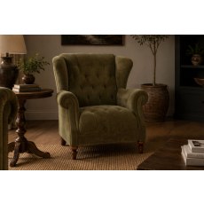 Buckland Chesterfield Buttoned Wing Chair