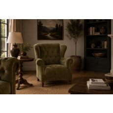 Buckland Chesterfield Buttoned Wing Chair