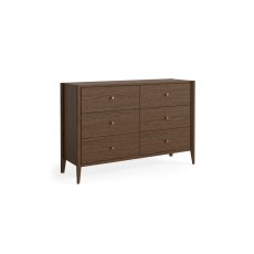 Paris Brown 6 Drawer Chest of Drawers