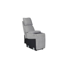 Blaine Console Sectional Unit in Greige Fabric