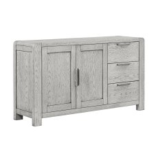 Amsterdam Washed Grey Oak 2 Door Sideboard Amsterdam Washed Grey Oak 2 Door Sideboard
