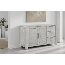 Amsterdam Washed Grey Oak 2 Door Sideboard Amsterdam Washed Grey Oak 2 Door Sideboard