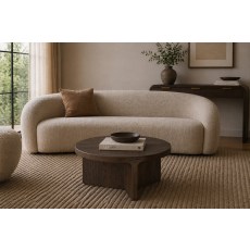 California Dark Oak Round Coffee Table California Dark Oak Round Coffee Table