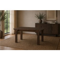 California Dark Oak Compact Extending Dining Table California Dark Oak Compact Extending Dining Table