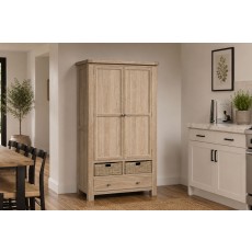 Normandy White Wash Kitchen Larder Unit Normandy White Wash Kitchen Larder Unit