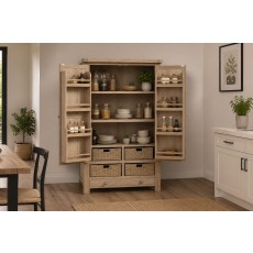 Normandy White Wash Kitchen Larder Unit Normandy White Wash Kitchen Larder Unit