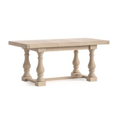 Normandy White Wash Small Ext 140-185cm Trestle Dining Table Normandy White Wash Small Ext 140-185cm Trestle Dining Table
