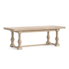 Normandy White Wash Large Ext 200-245cm Trestle Dining Table Normandy White Wash Large Ext 200-245cm Trestle Dining Table