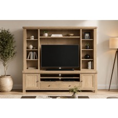 Normandy White Wash Extra Large TV Storage Combination Unit (Top + Base) Normandy White Wash Extra Large TV Storage Combination Unit (Top + Base)