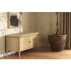 Sicily Oak 100cm Weave Hallway Bench Sicily Oak 100cm Weave Hallway Bench