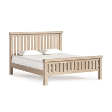 Normandy White Wash Slatted Bed Frame Normandy White Wash Slatted Bed Frame