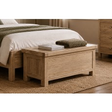 Normandy White Wash Blanket Box Normandy White Wash Blanket Box