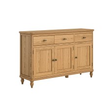 Verona Oak 3 Door Sideboard