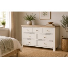 Windsor Country Oak Painted 3 Over 4 Chest of Drawers Windsor Country Oak Painted 3 Over 4 Chest of Drawers