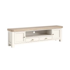Windsor Country Oak Painted 210cm Large TV Unit