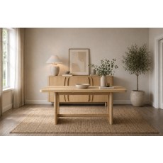 Cara Oak Small 150-190cm Extending Dining Table Cara Oak Small 150-190cm Extending Dining Table